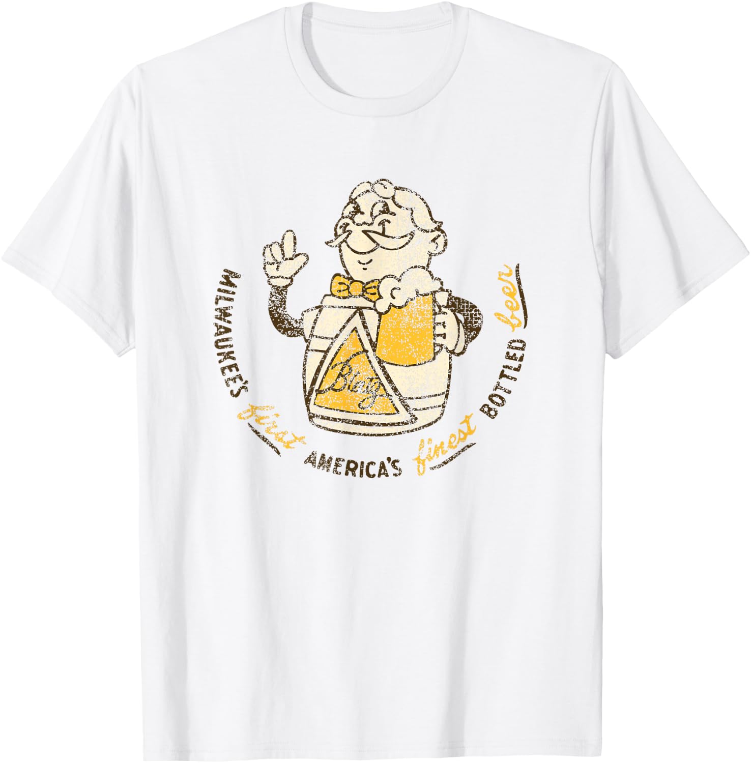 Blatz Beer Vintage Style - America's Finest T-Shirt - T-Shirt | White