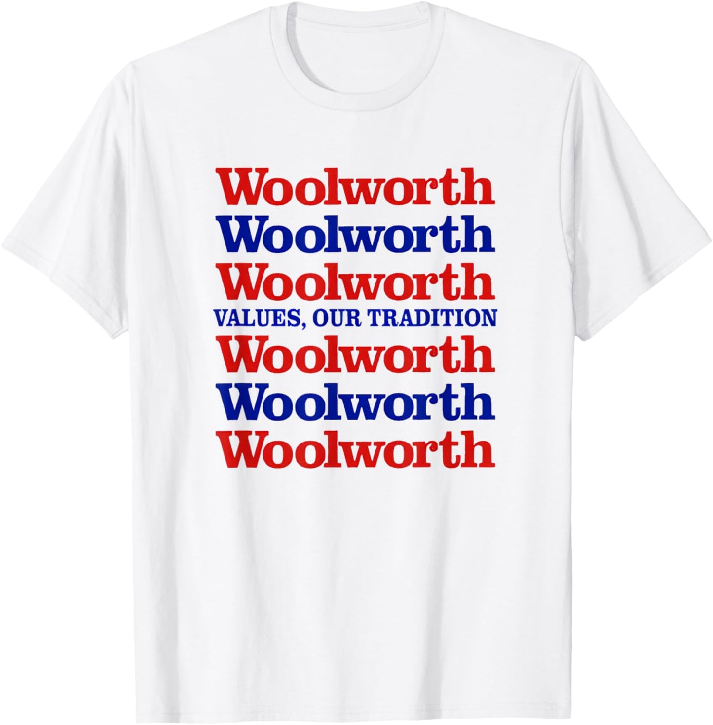 Woolworth Store Retro Vintage T-Shirt - T-Shirt | White