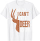 Funny Hunting-Shirt Sorry I Cant Its Deer Season Hunter Dad T-Shirt - T-Shirt | White