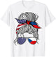 American Czech Patriot Flag Women Girl Czechia Grown T-Shirt - T-Shirt | White