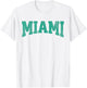 Miami Vintage City T-Shirt - T-Shirt | White