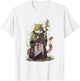 Druid Cat T-Shirt - T-Shirt | White