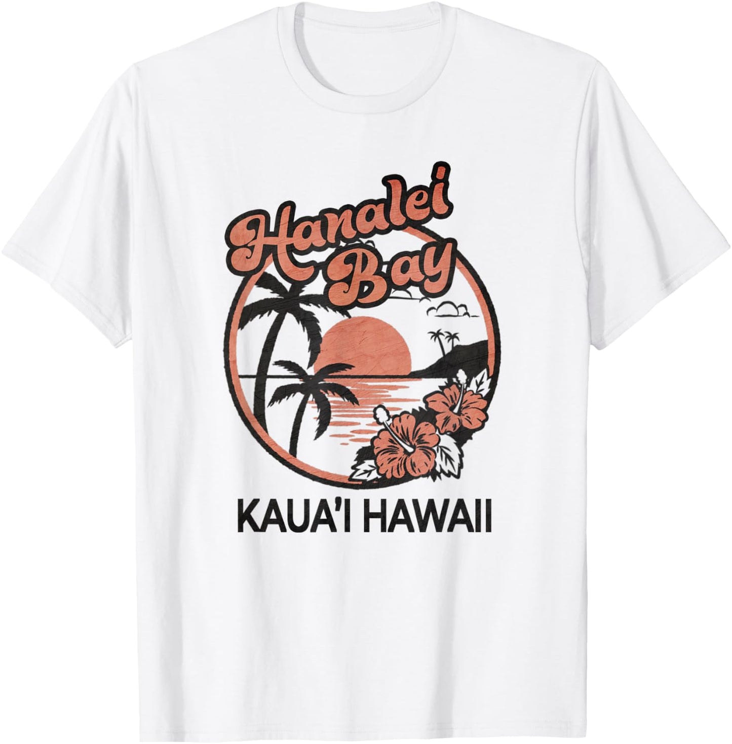 Hanalei Bay Kauai Hawaii T-Shirt - T-Shirt | White