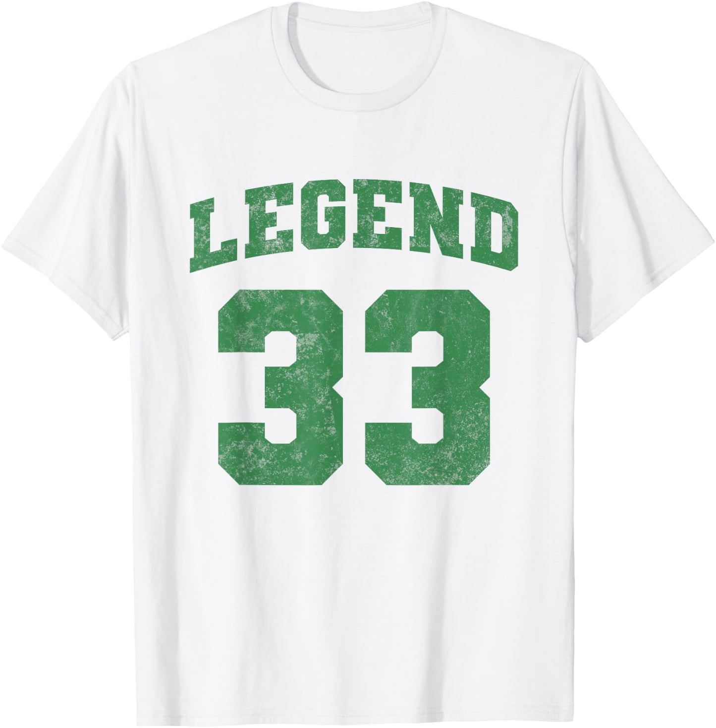 Legend 33, Grunge Sport T-Shirt - T-Shirt | White