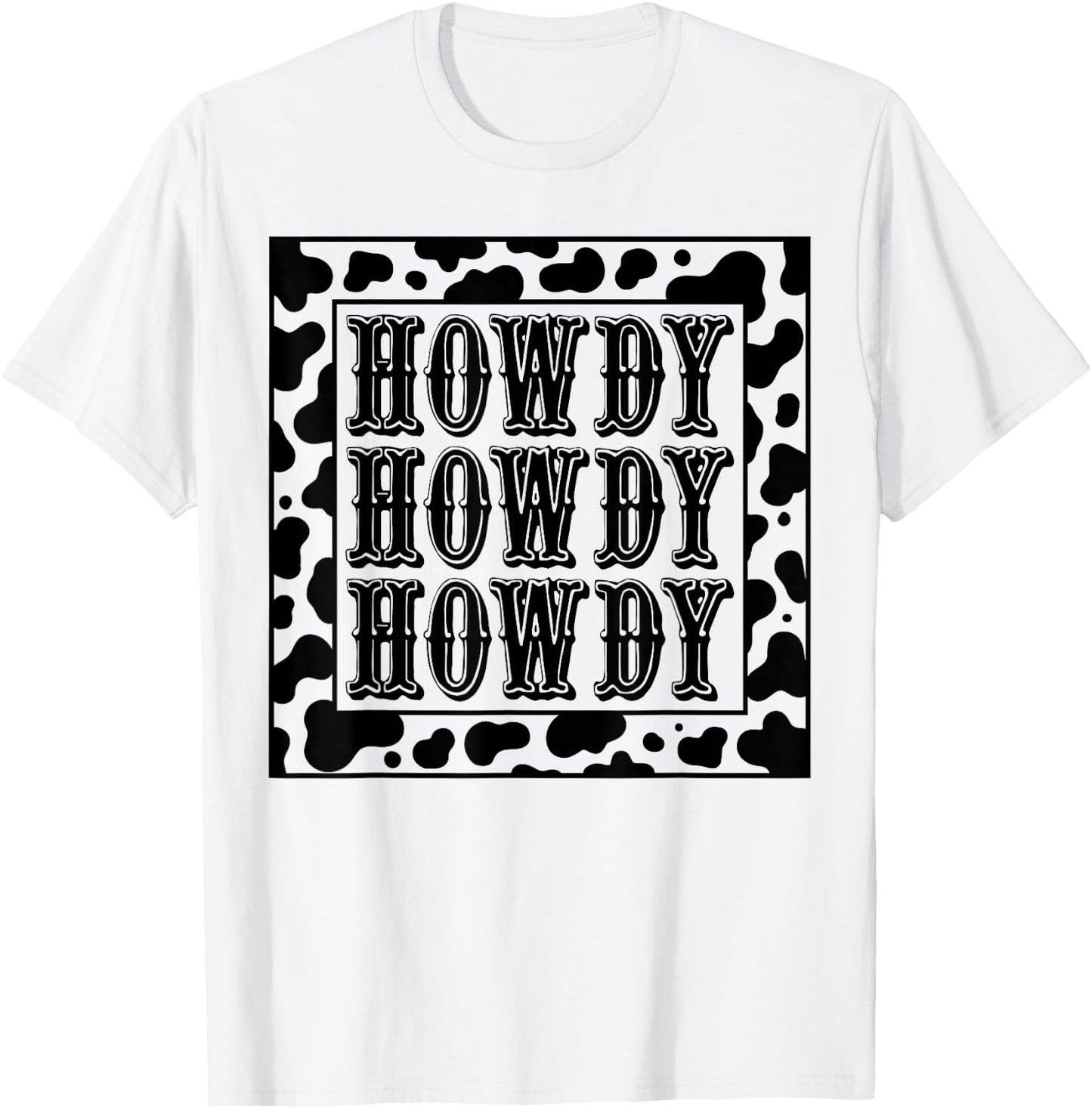 Cowgirl Outfit Women Cowboy Rodeo Girl Western Country Howdy T-Shirt - T-Shirt | White