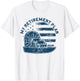 Airboat Captain My Retirement Plan American Flag T-Shirt - T-Shirt | White