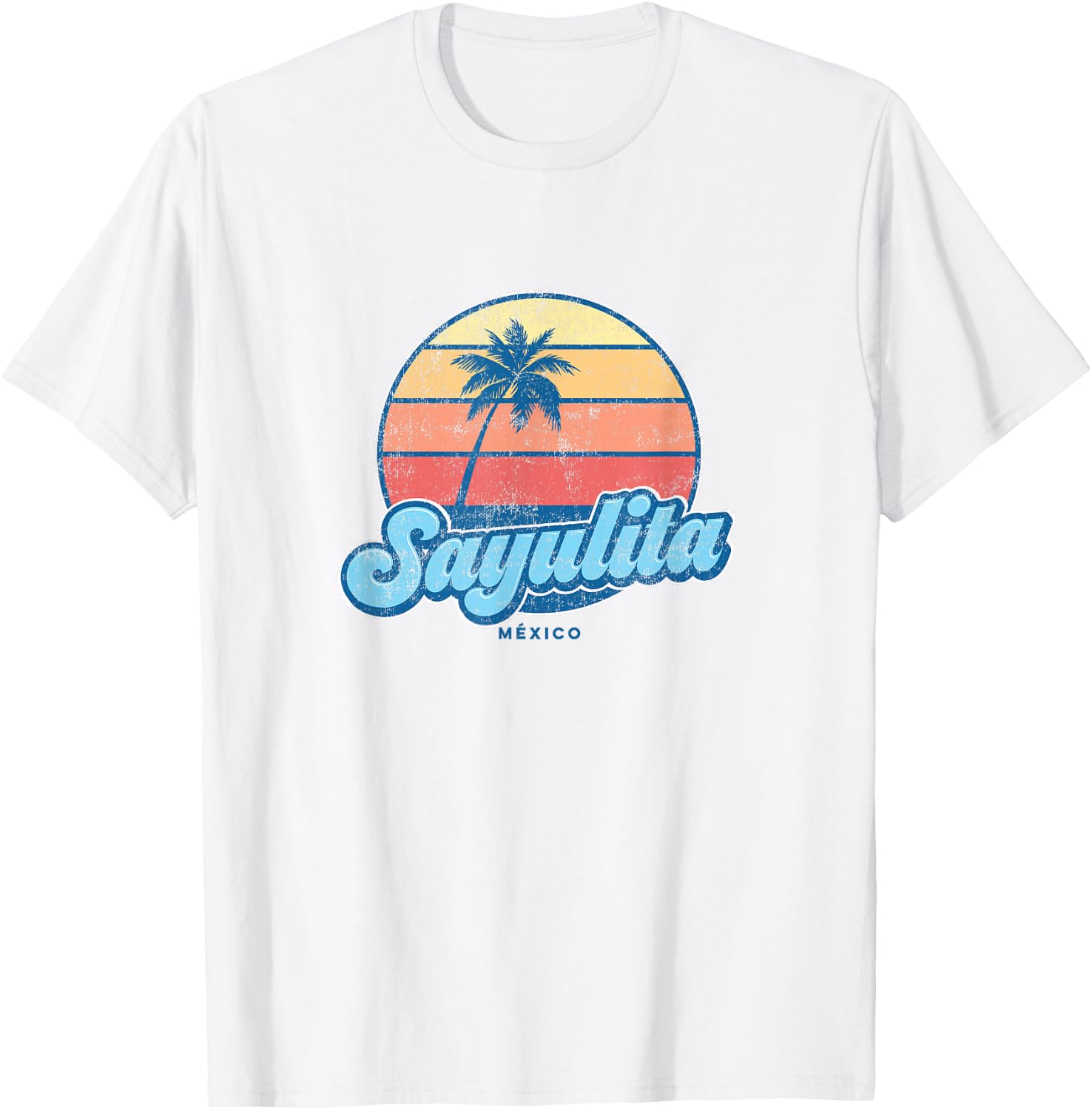 Vintage Sayulita Mexico Classic 70s Retro Surfer T-Shirt - T-Shirt | White