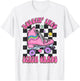 Kids Back To School Skating Rollin Into Sixth 6th Grade T-Shirt - T-Shirt | White