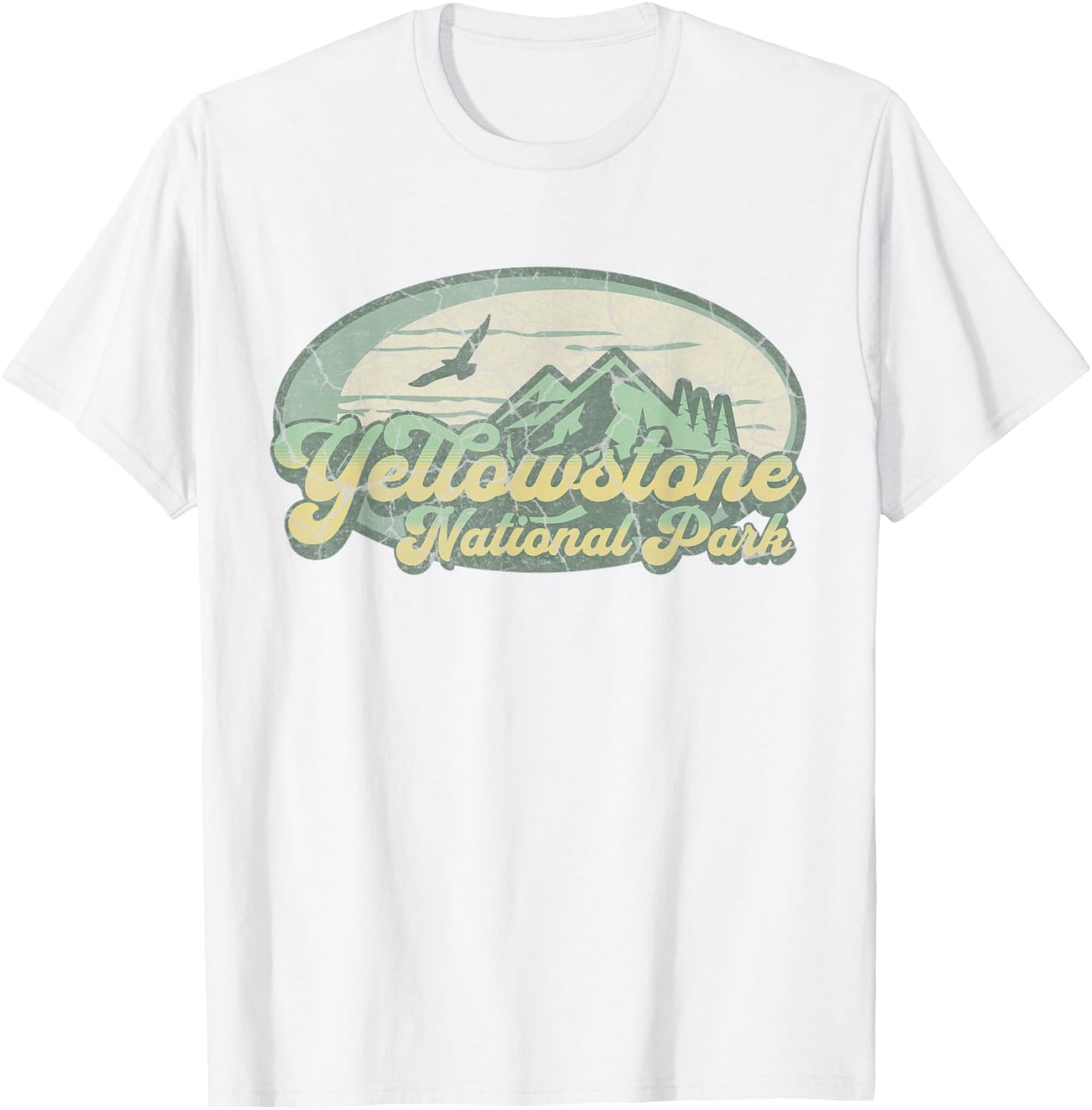 Yellowstone National Park Wyoming Nature Hiking Outdoors T-Shirt - T-Shirt | White