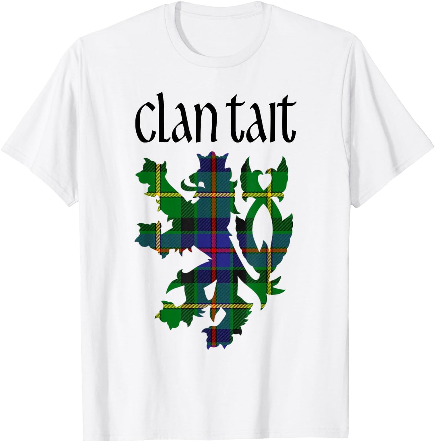 Clan Tait Tartan Scottish Family Name Scotland Pride T-Shirt - T-Shirt | White