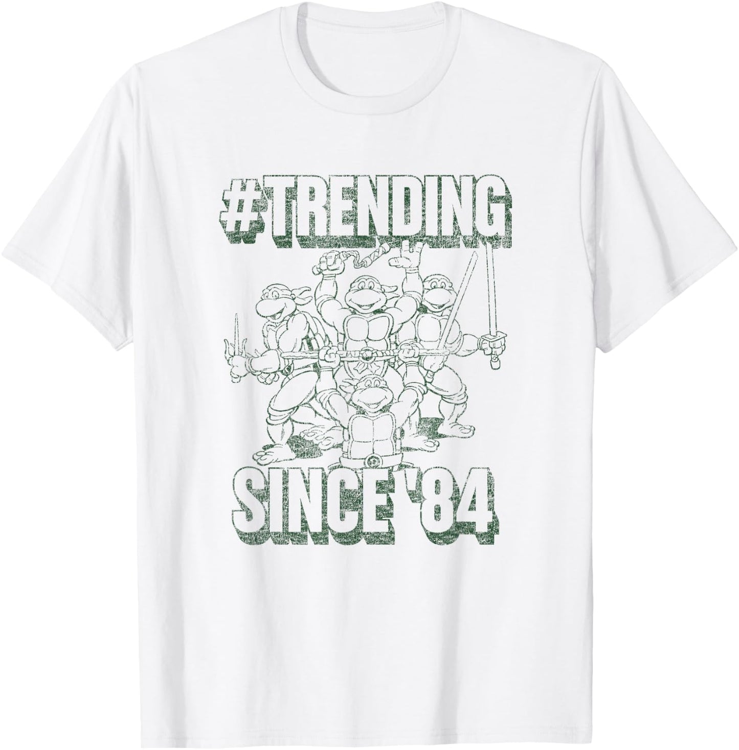 Teenage Mutant Ninja Turtles Vintage Training Since 1984 T-Shirt - T-Shirt | White