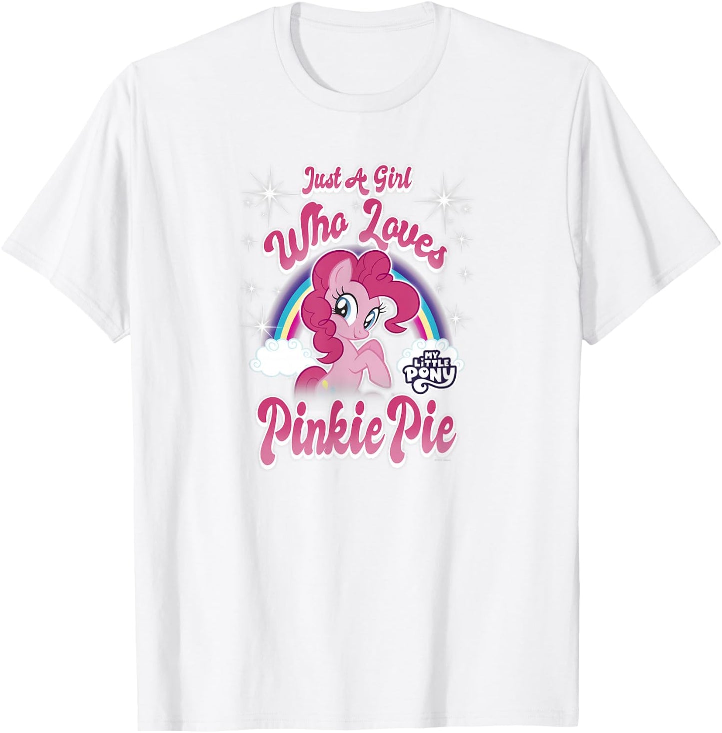 My Little Pony: Friendship Is Magic Girl Loves Pinkie Pie T-Shirt - T-Shirt | White