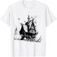 Walking House on Chicken Legs Slavic folklore Baba Yaga Art T-Shirt - T-Shirt | White