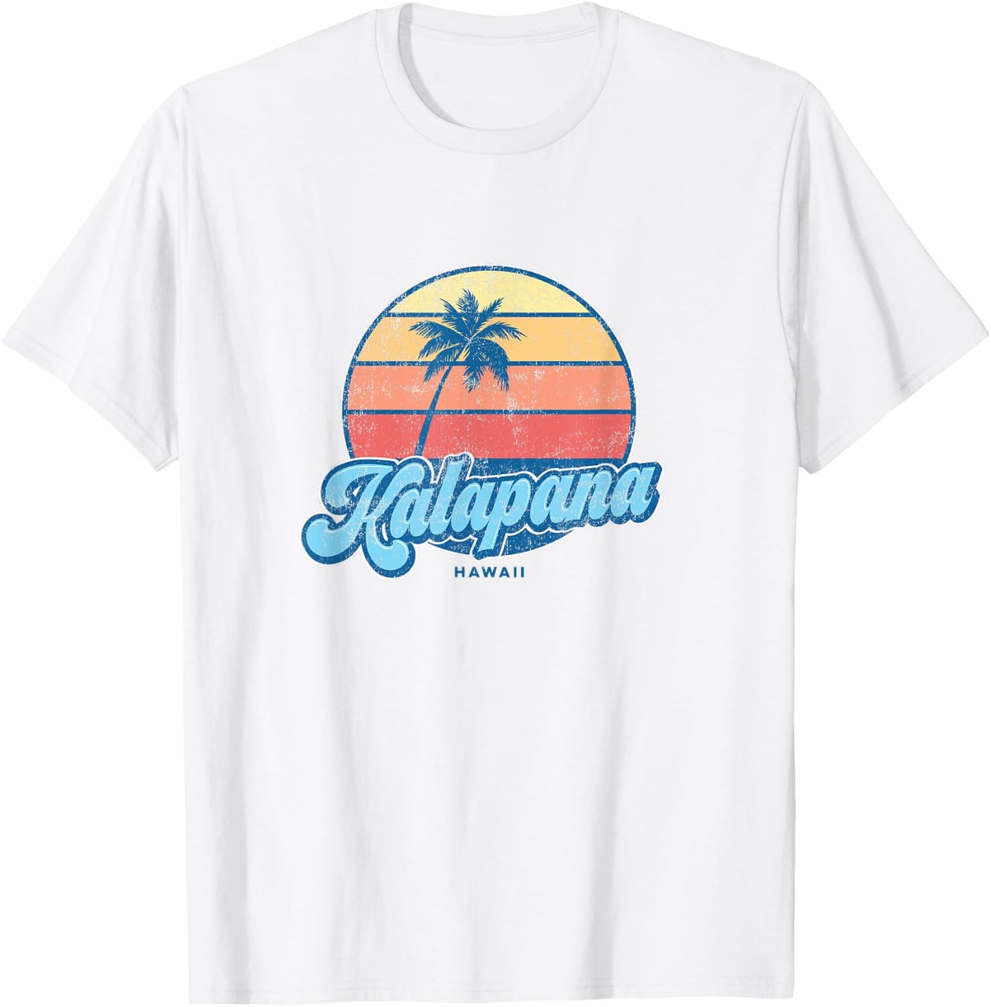 Vintage Kalapana Hawaii HI Classic 70s Retro Surfer T-Shirt - T-Shirt | White
