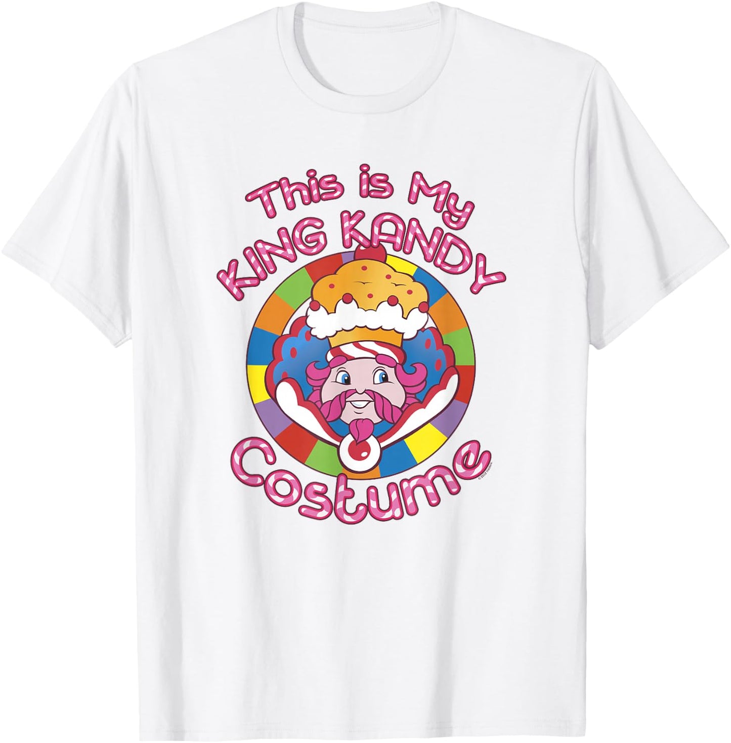 Candy Land Halloween This Is My King Kandy Costume T-Shirt - T-Shirt | White