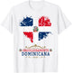 Coat of Arms Republica Dominicana & Dominican Flag Outfit T-Shirt - T-Shirt | White