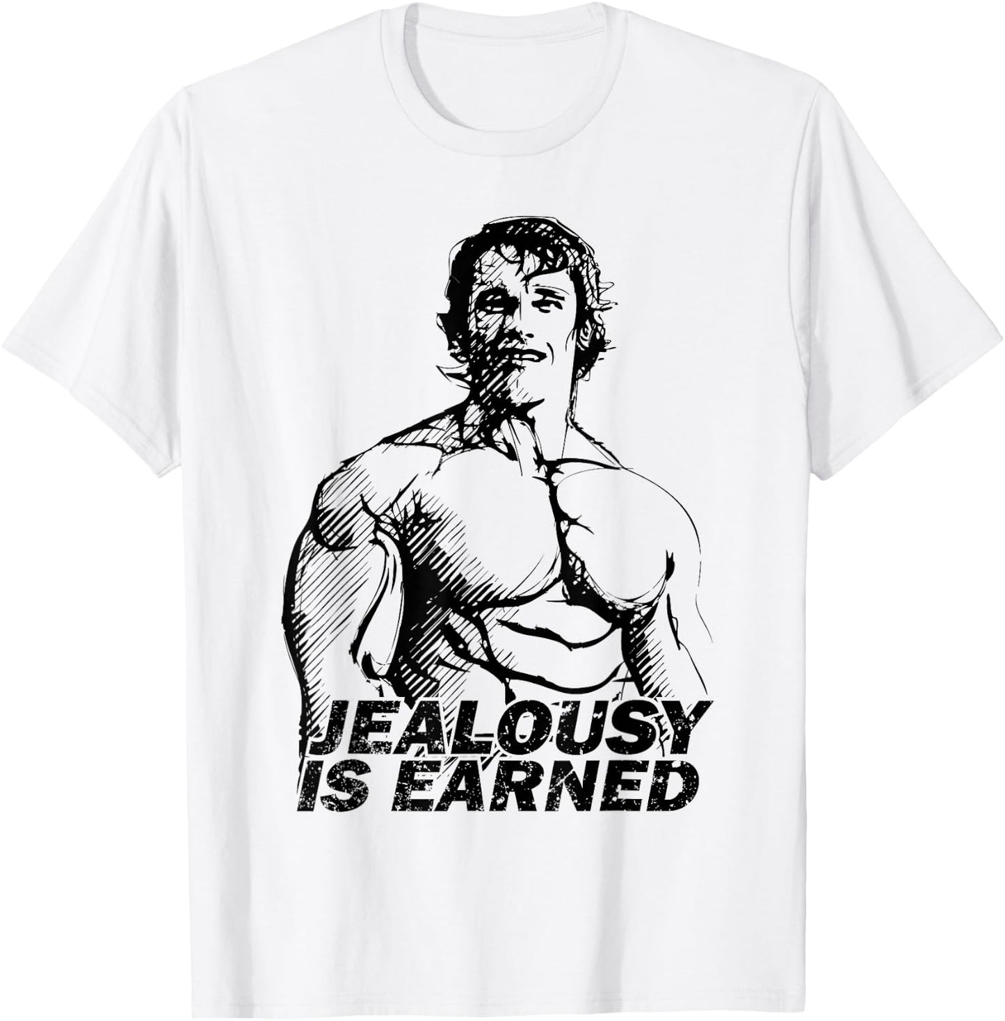 Bodybuilding Gym Inspiration Arnold Old School Golden Era T-Shirt - T-Shirt | White