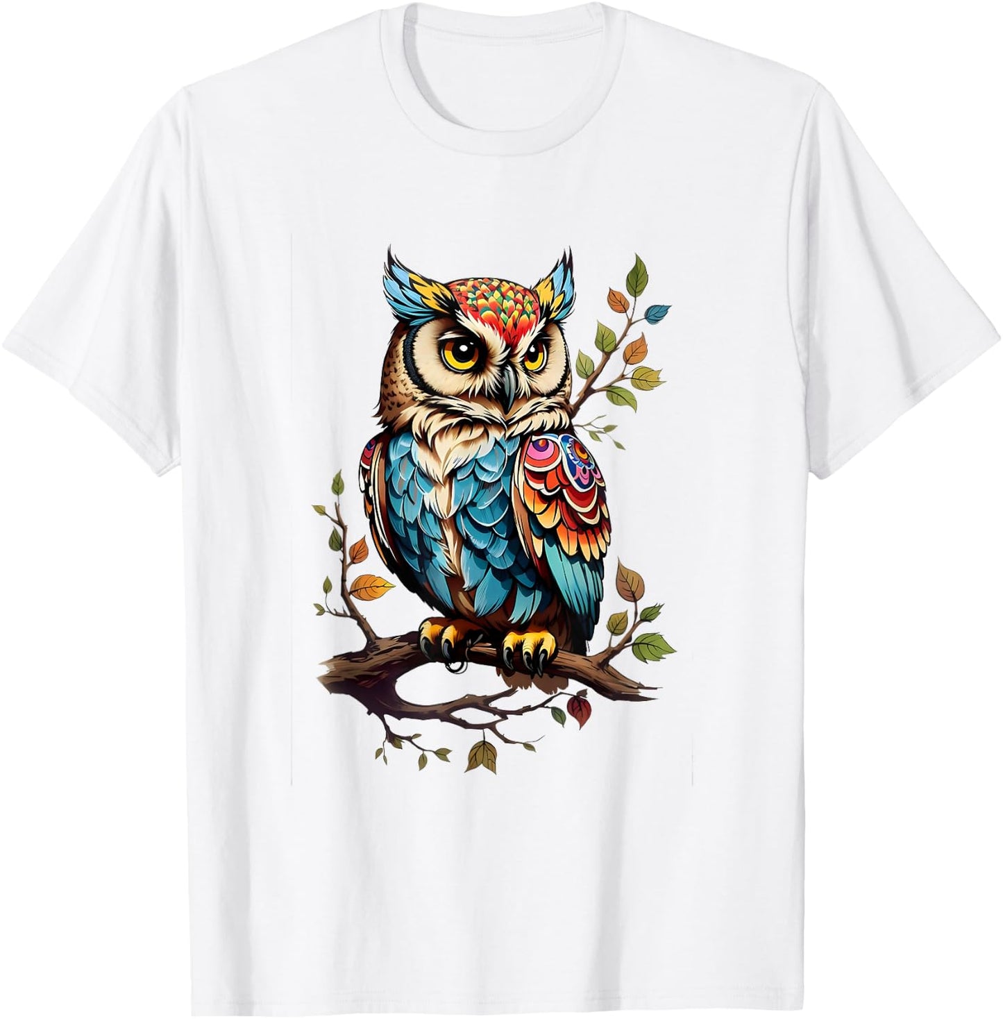 Owl lovers shirt, owl girls, kids owl, women owl, girls owl T-Shirt - T-Shirt | White