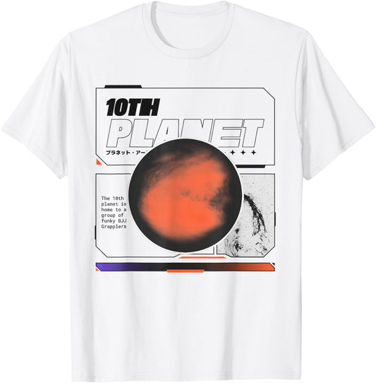 10th Planet, BJJ, Jiu-Jitsu, MMA, No-Gi, Grapple, Wrestling T-Shirt - T-Shirt | White