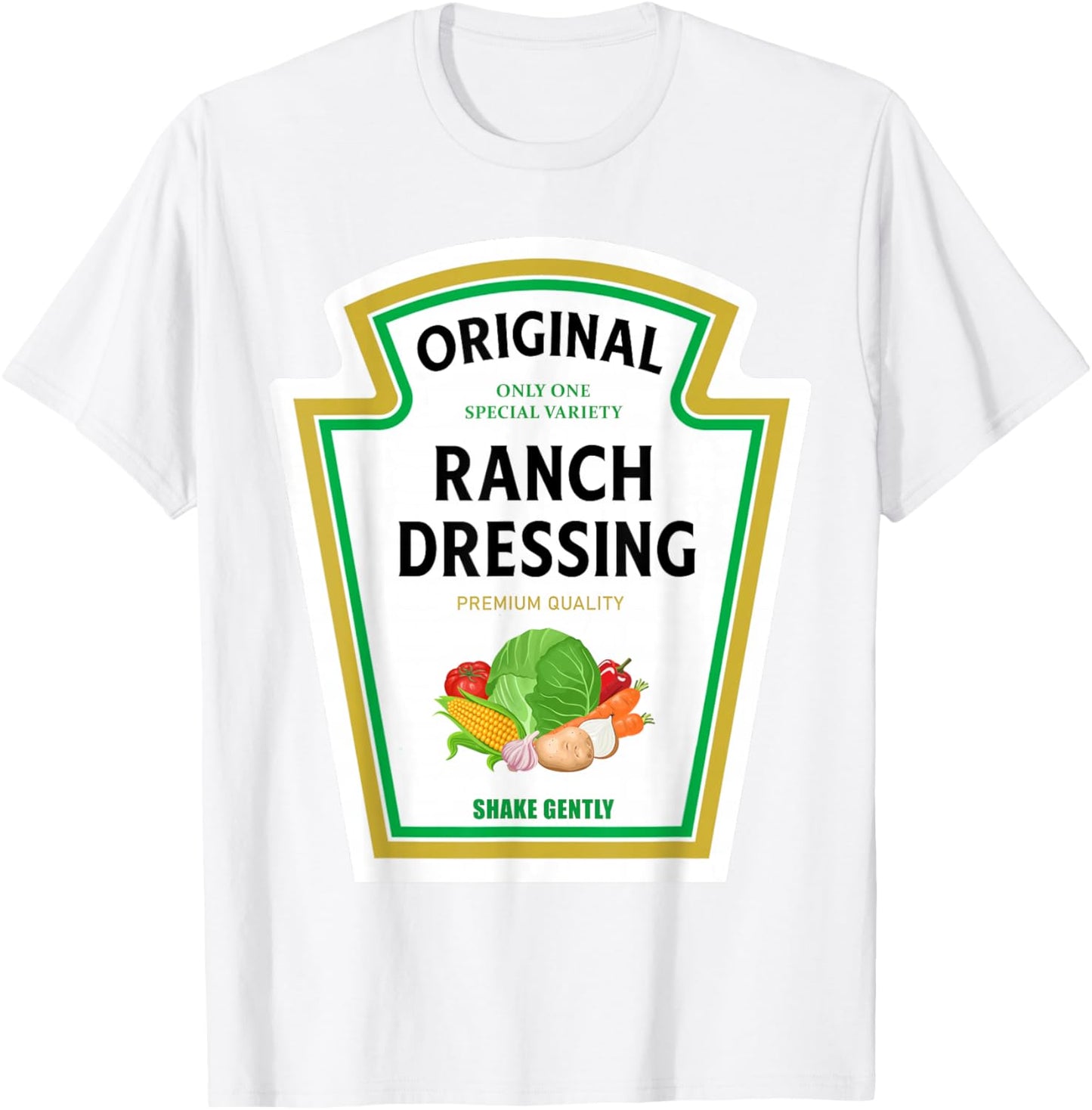 Ranch Dressing 2024 Ketchup Mustard Mayo Halloween Matching T-Shirt - T-Shirt | White