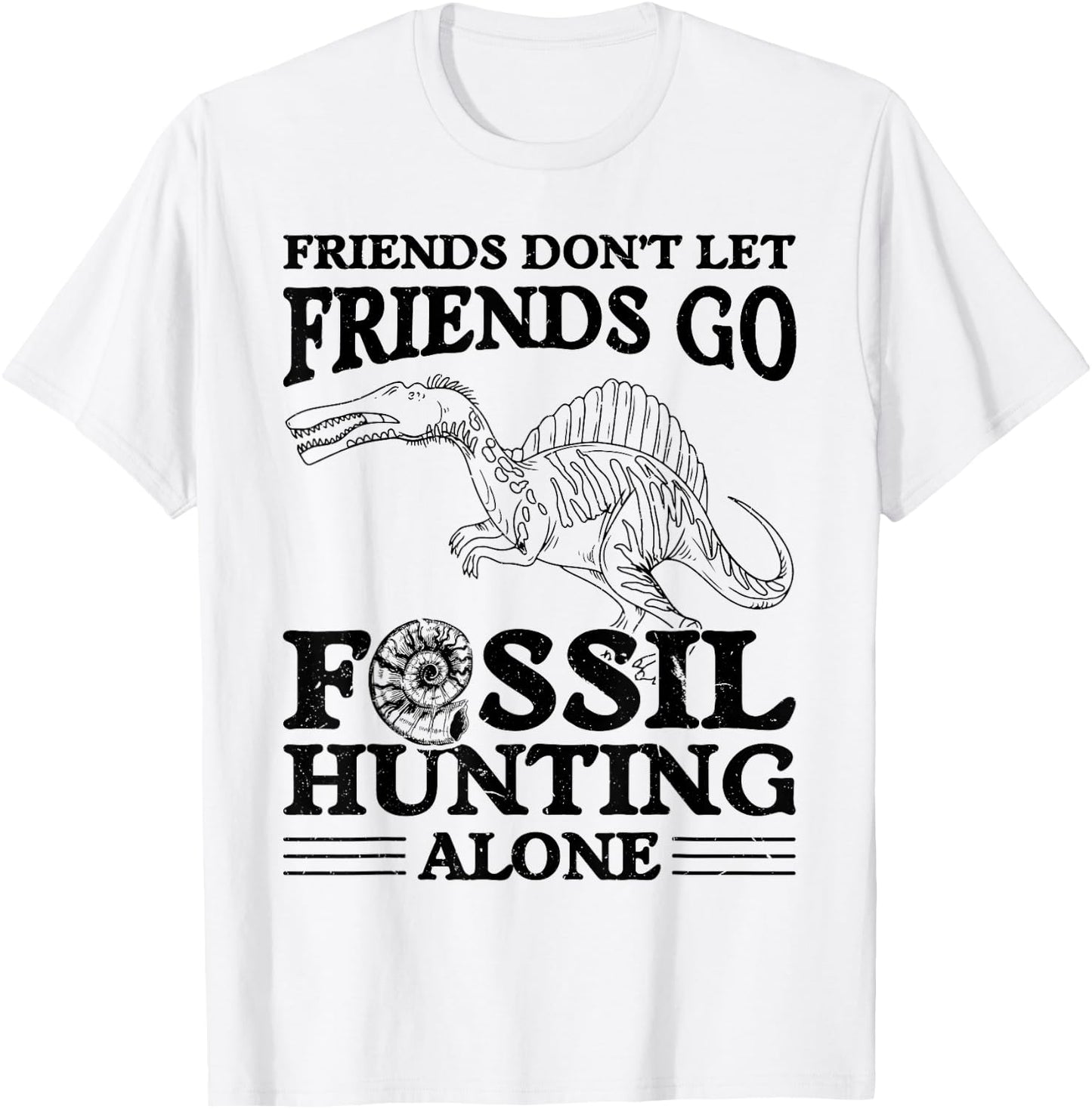 Fossiling Paleontologist Fossil Collector Fossil Hunting T-Shirt - T-Shirt | White