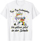 Bye Bye Kindergarten Ich glitzer jetzt in der Schule Unicorn T-Shirt - T-Shirt | White