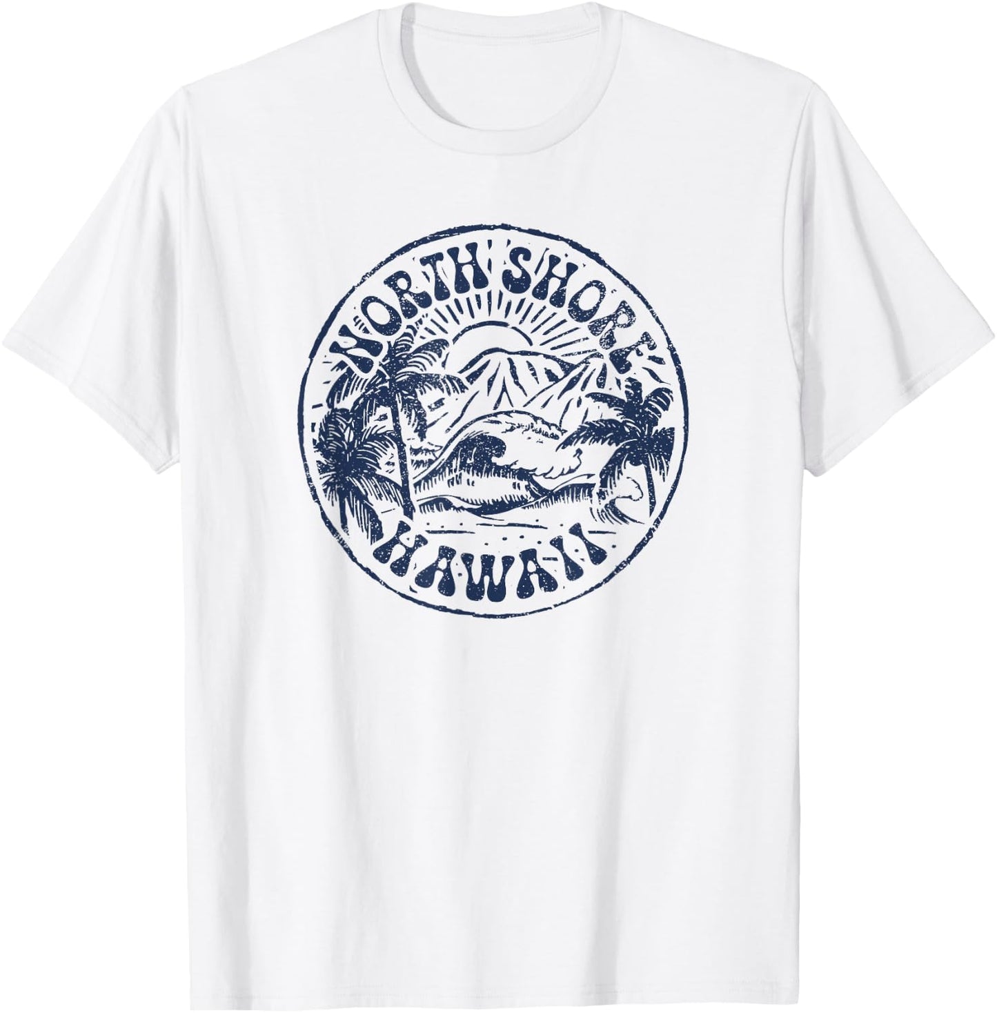 North Shore Hawaii T-Shirt - T-Shirt | White