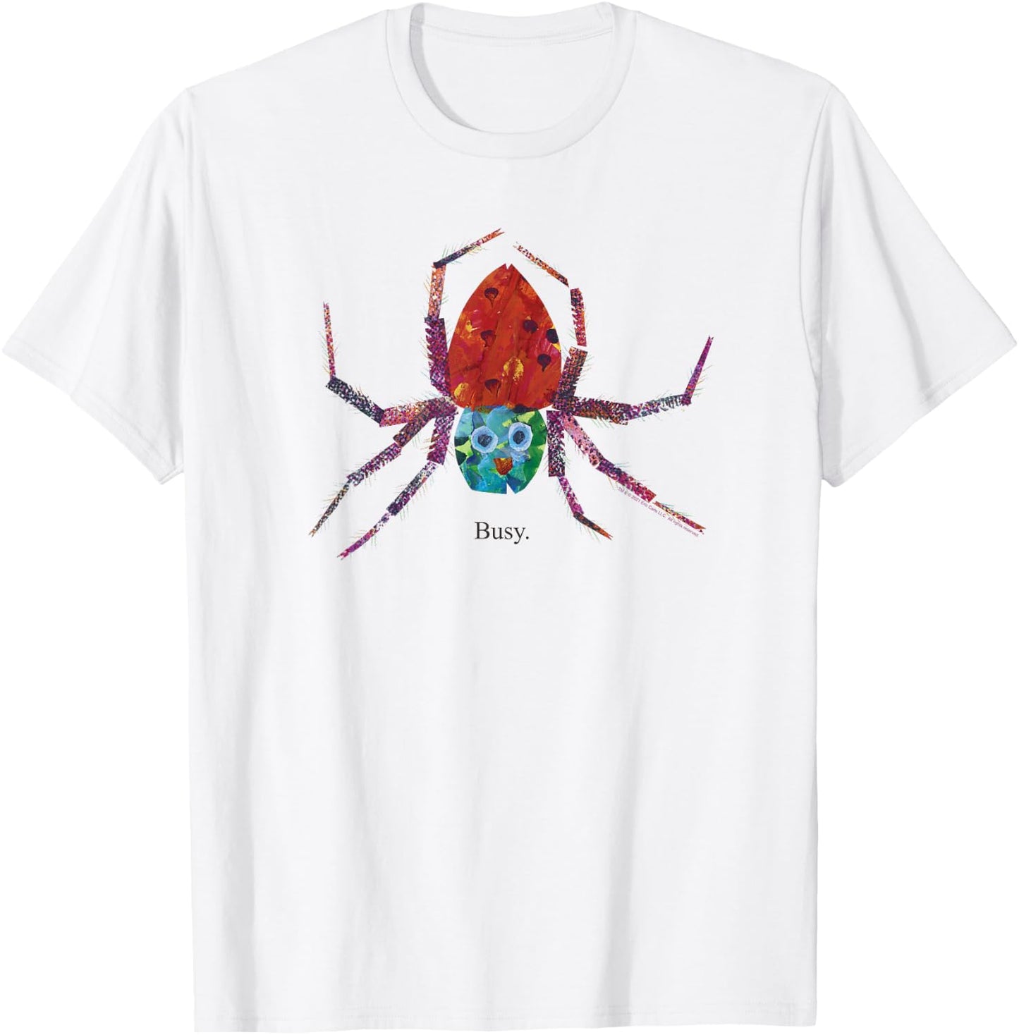 Eric Carle The Very Busy Spider Children's Book T-Shirt - T-Shirt | White