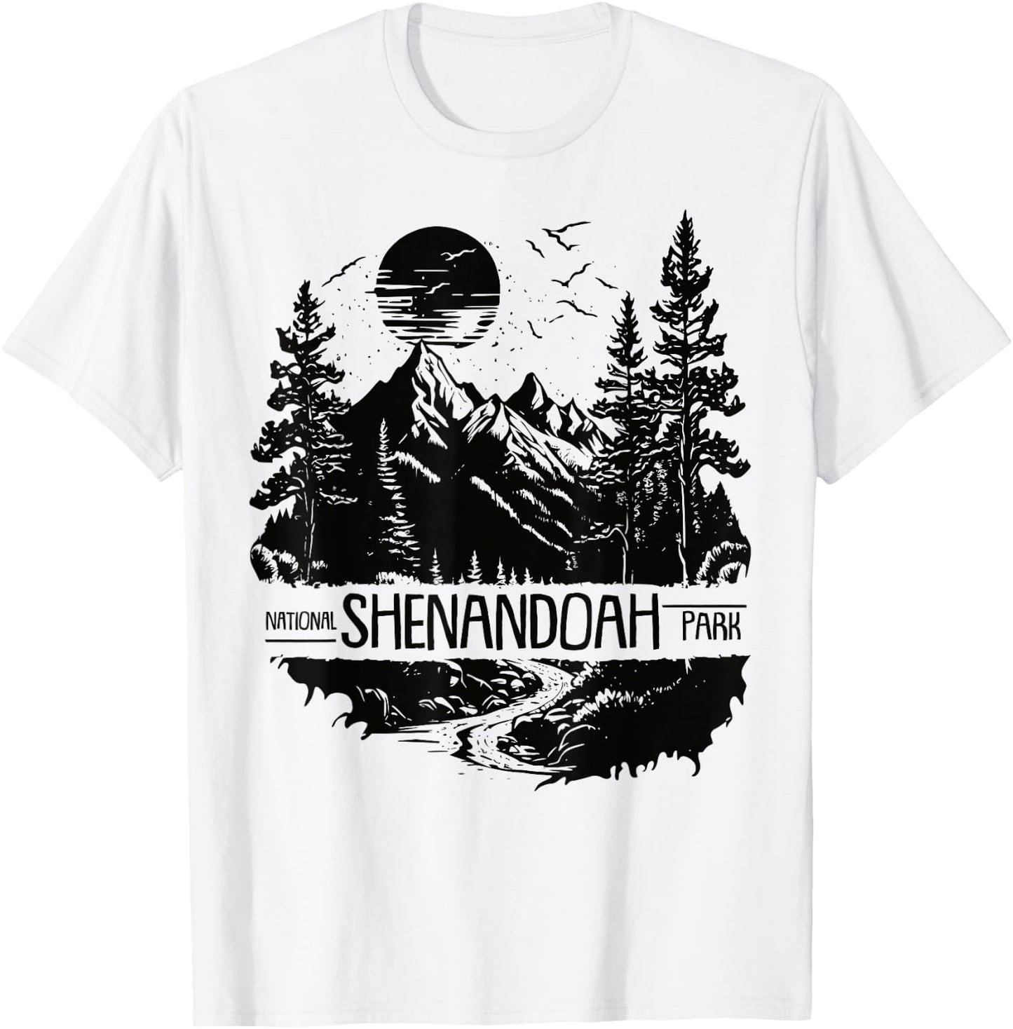 Retro Shenandoah National Park US Vintage Shenandoah T-Shirt - T-Shirt | White