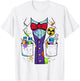 Easy Mad Scientist Halloween Costume Shirt Lazy Halloween T-Shirt - T-Shirt | White