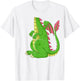 Dragon Shirt Adult Men Women Kids Green Dragon Costume T-Shirt - T-Shirt | White