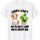 My Plants And Dogs Need Me Dog Lover Gardener Funny T-Shirt - T-Shirt | White