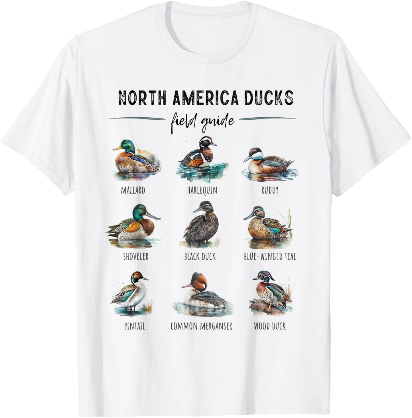 Ducks Guide Duck Lover Duck Guide Hunter Waterfowl Hunting T-Shirt - T-Shirt | White