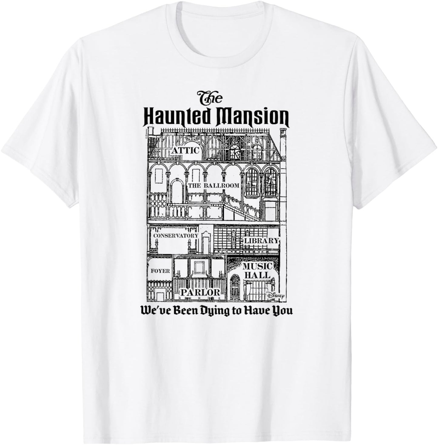 Haunted Mansion - Dying to Have You T-Shirt - T-Shirt | White