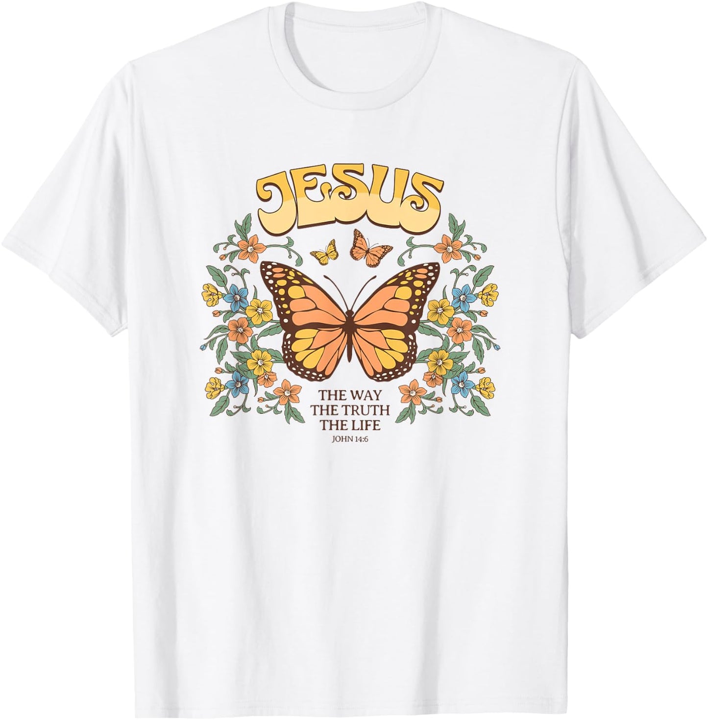 jesus the way the truth and the life Christian T-Shirt - T-Shirt | White