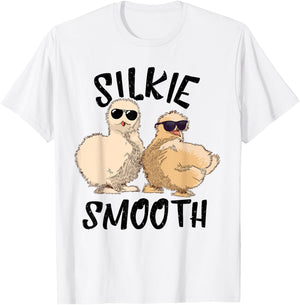 Funny Silkie Chicken Silkie Smooth Silkie Chicken Lover T-Shirt - T-Shirt | White