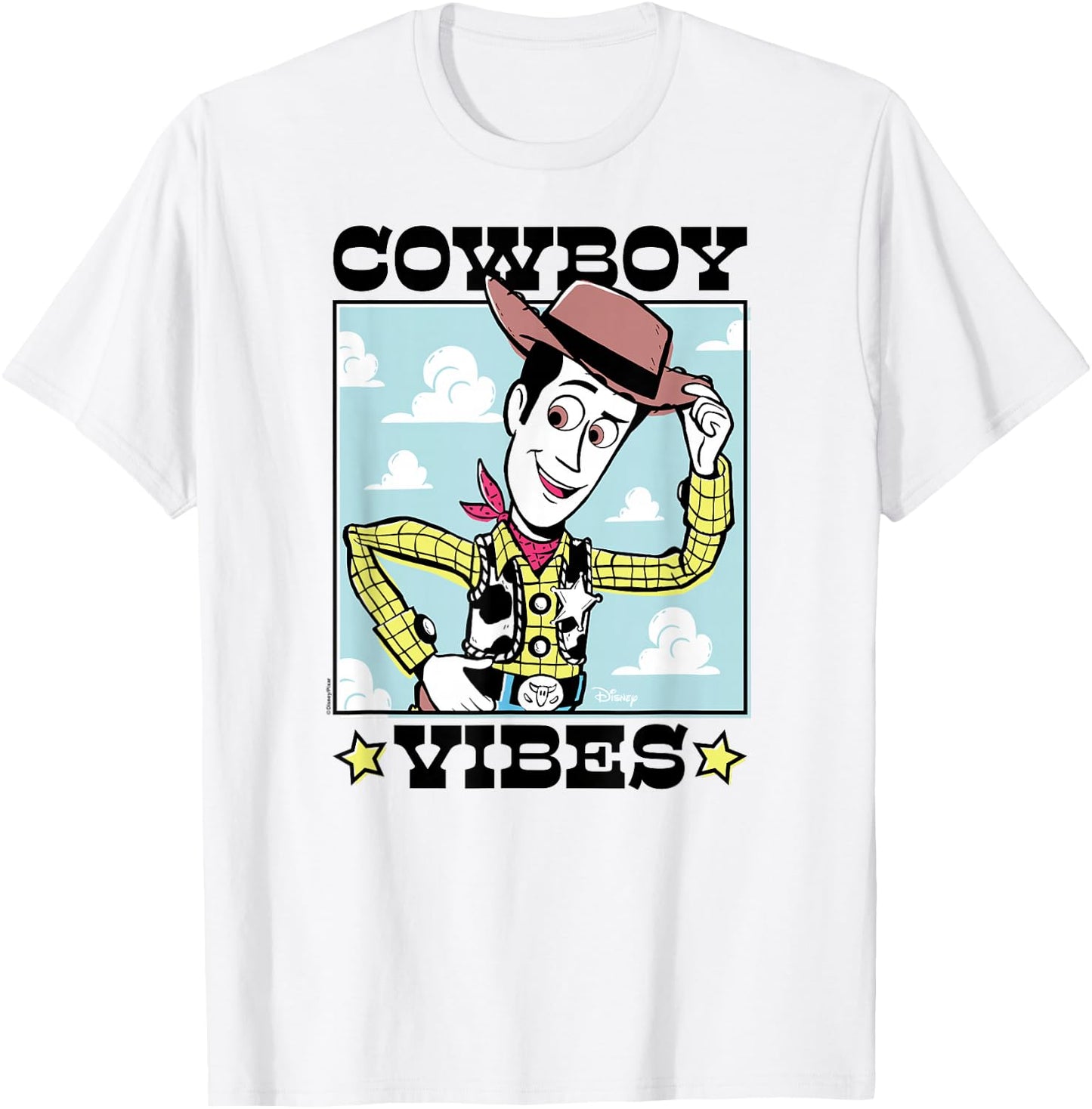 Toy Story - Cowboy Vibes T-Shirt - T-Shirt | White