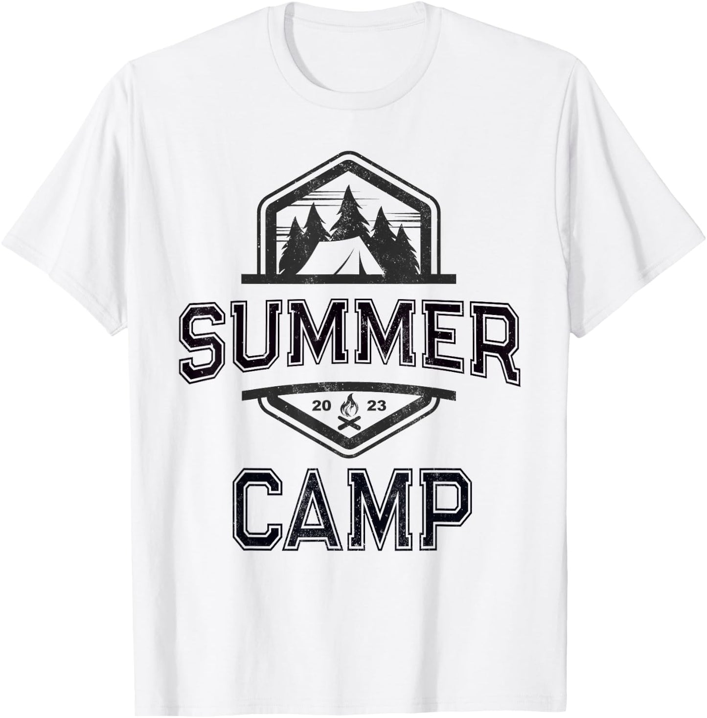 Cute SUMMER CAMP Director Counselor Camping Host Crew Yellow Men Women Kids T-Shirt - T-Shirt | White