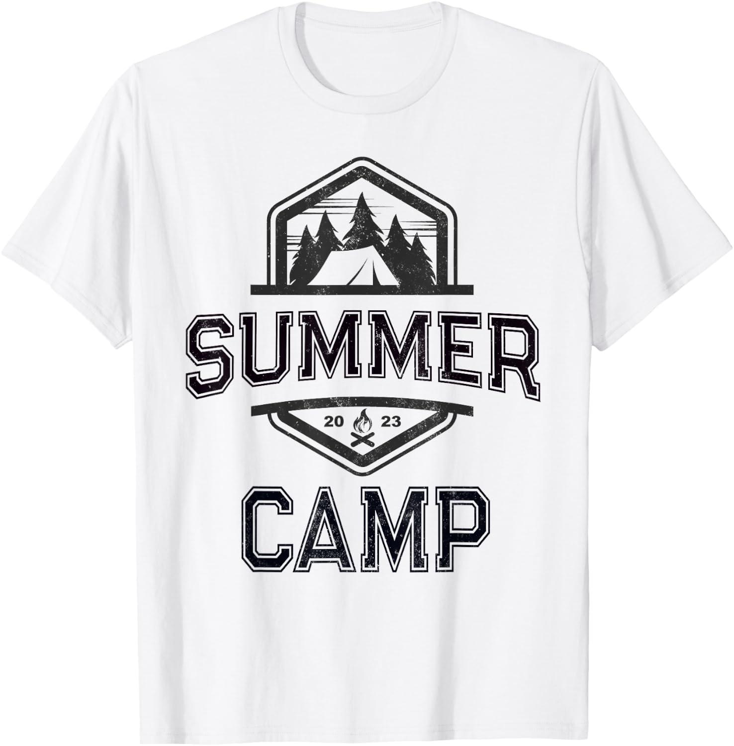 Cute SUMMER CAMP Director Counselor Camping Host Crew Yellow Men Women Kids T-Shirt - T-Shirt | White