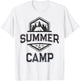 Cute SUMMER CAMP Director Counselor Camping Host Crew Yellow Men Women Kids T-Shirt - T-Shirt | White