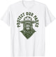 Giant Step Design Co. Protect Our Parks! Sasquatch Park Ranger Funny Bigfoot T-Shirt - T-Shirt | White