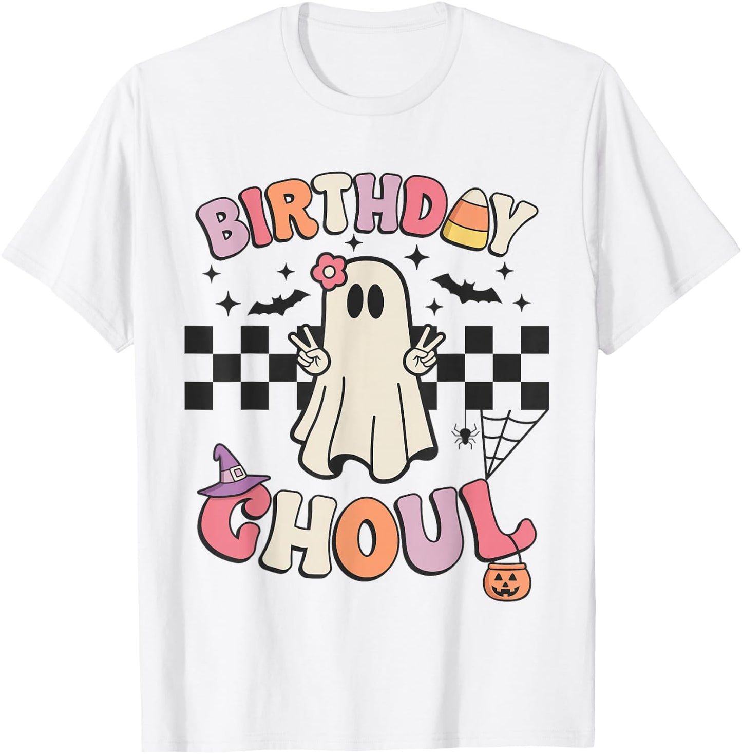 Halloween Birthday Ghoul BDay Party Anniversary Women Girls T-Shirt - T-Shirt | White