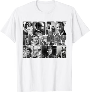 Black History Month 2023 great African American influencers T-Shirt - T-Shirt | White