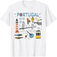 Travel Europe Portugal Lisbon Portuguese Vacation Souvenir T-Shirt - T-Shirt | White