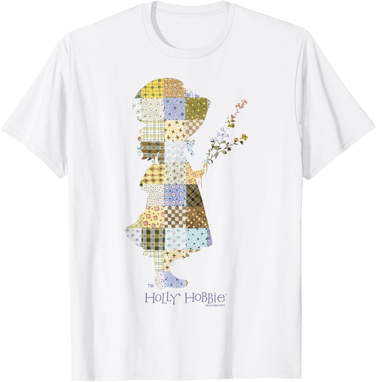 Holly Hobbie Quilt Fill Silhouette County Girl Classic T-Shirt - T-Shirt | White