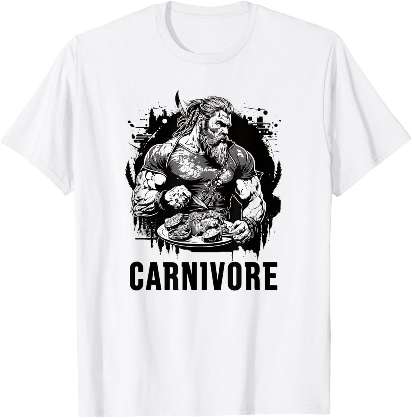 Modern Viking Carnivore T-Shirt - T-Shirt | White
