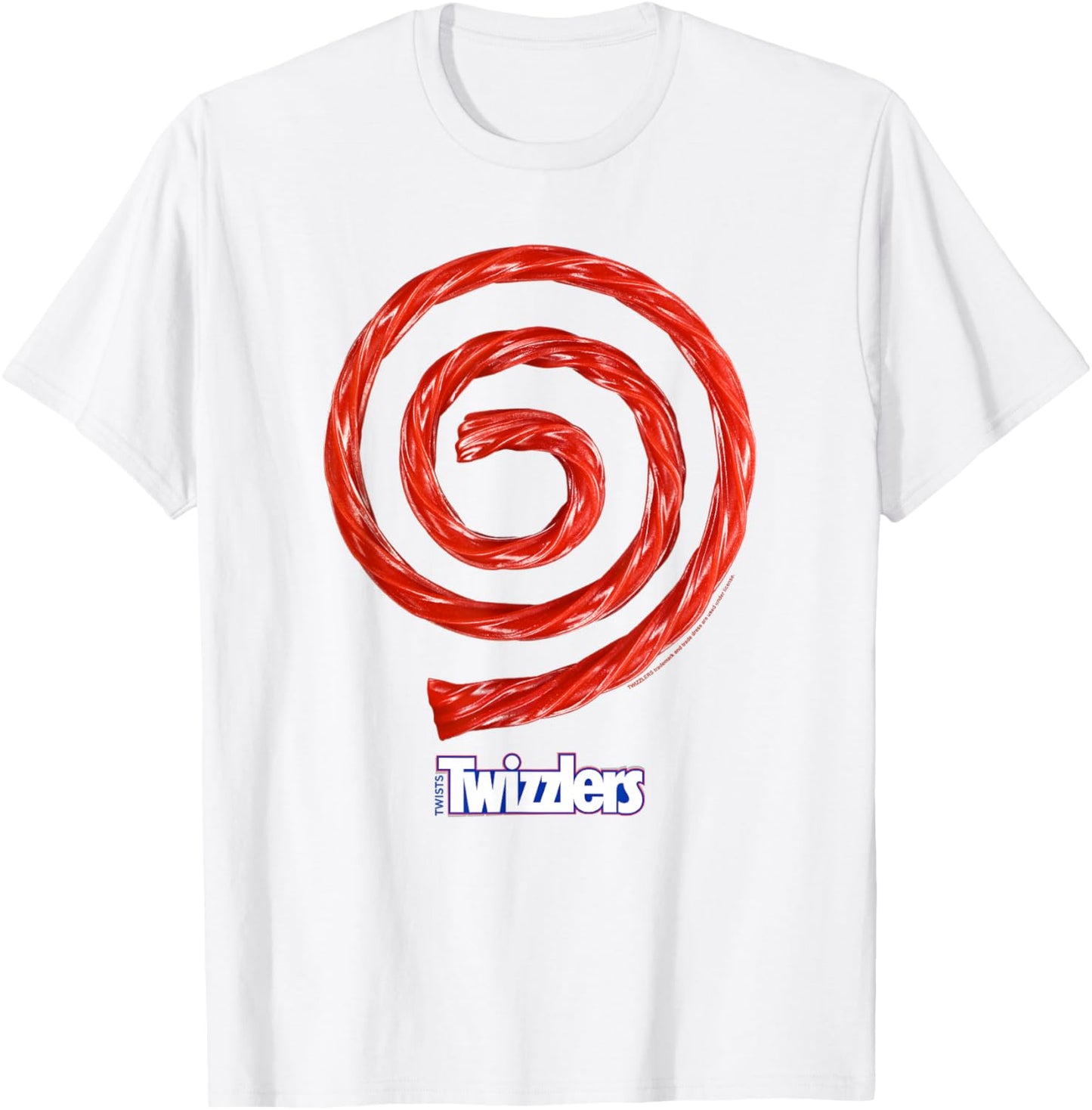 Twizzlers Spiral Amazing Candy Official Logo T-Shirt - T-Shirt | White