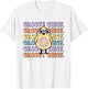 One Groovy Chick Retro Chick Costume Glasses Cute Easter Day T-Shirt - T-Shirt | White