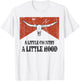 Vintage Bull Skull A Little Country Music A litlle Hood T-Shirt - T-Shirt | White