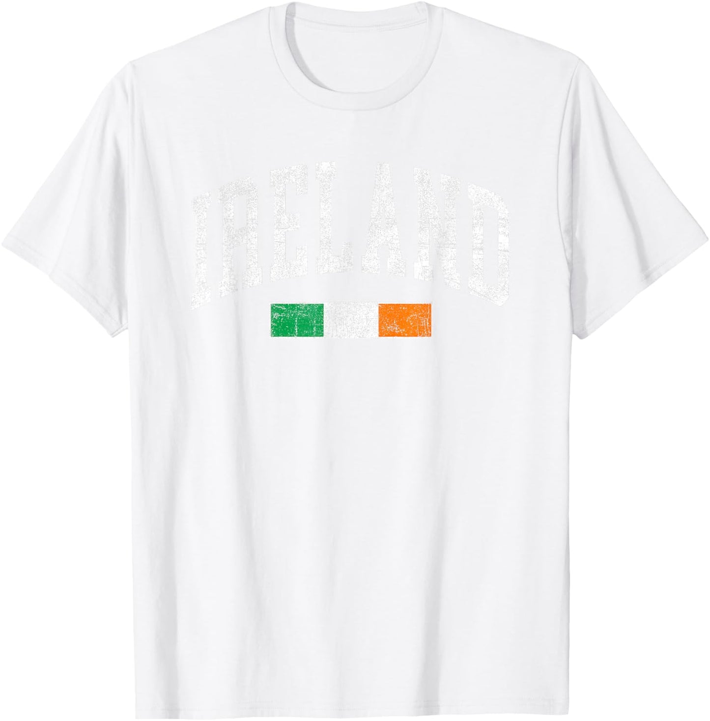 Vintage Ireland Flag Irish Retro Throwback Kids T-Shirt - T-Shirt | White